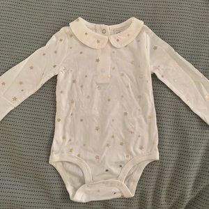 Gold Star Onesie